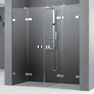 Novellini. Двери в нишу 140 см 2A на брекетах GALA 2