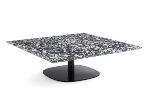 Низкий квадратный журнальный столик в венецианском терраццо