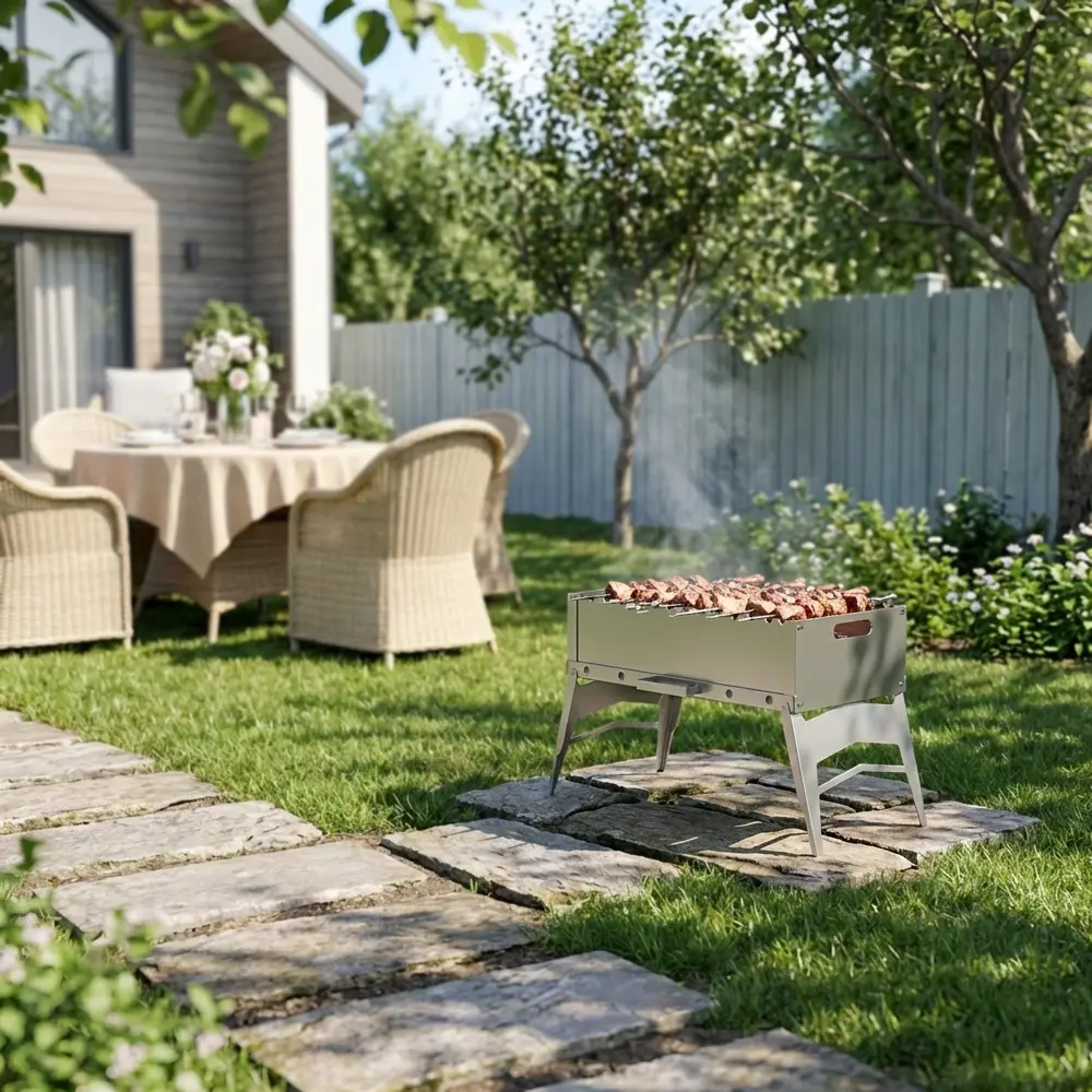 Мангал Optimus Plus 2 мм 34x59x28 см Santreyd STLM-2117349 - Вид №2