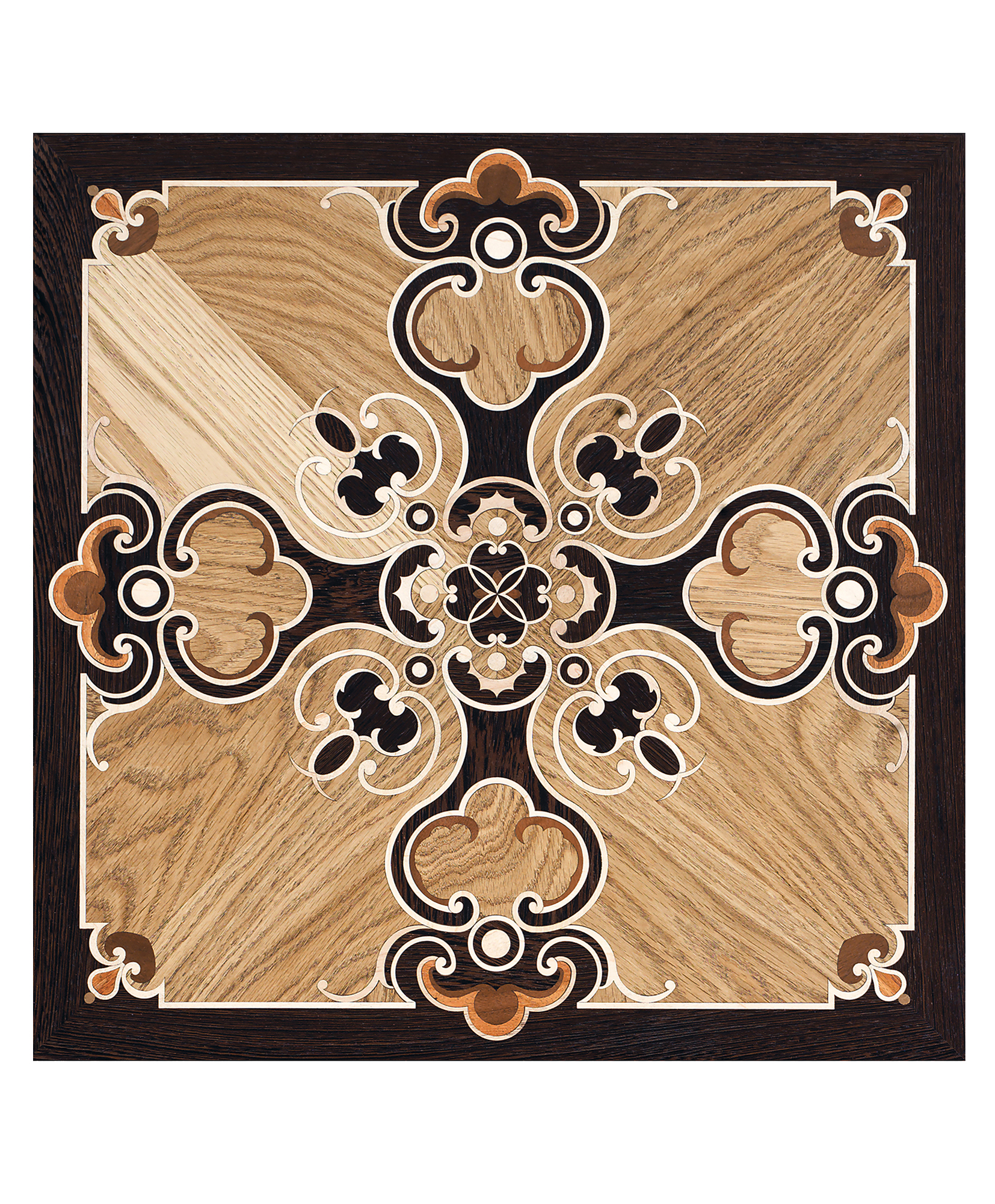 Quad9 Tifernoit Rubina - дуб, венге, клен и дуссье Parquet - Вид №1