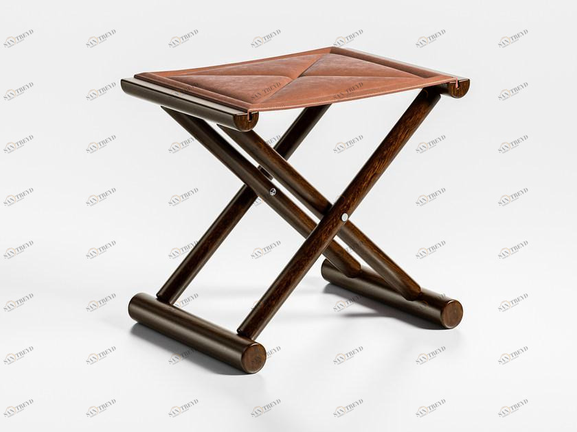 Caroti Кожаный табурет Via montenapoleone 1076/p 