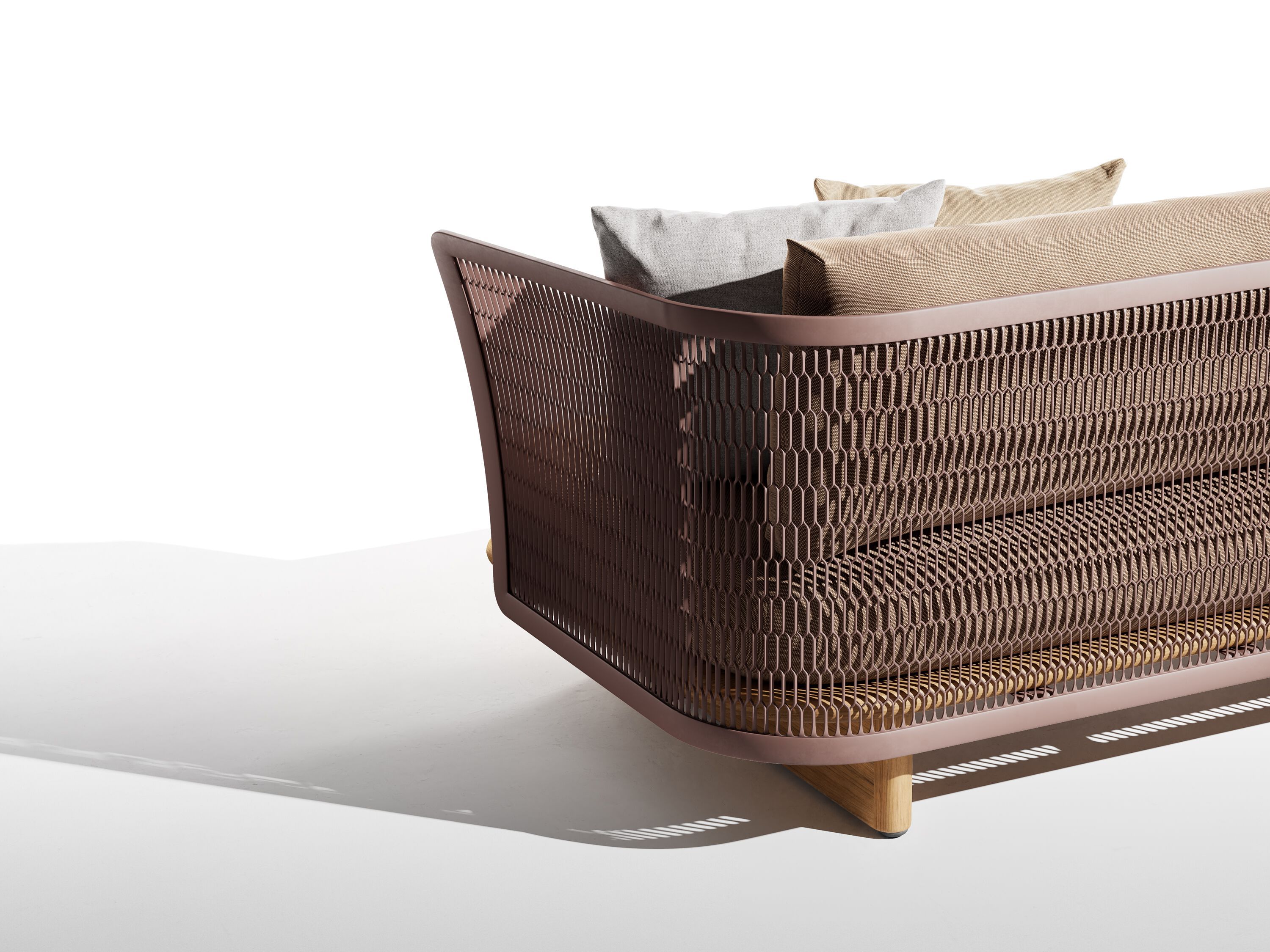 Тканевый модульный садовый диван Kettal сетка ARCH-00094376 - Вид №8