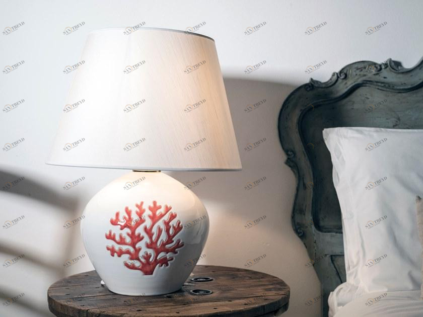 Cerasarda Прикроватный светильник прямого и отраженного света из керамики Corallo sun-id-1445516