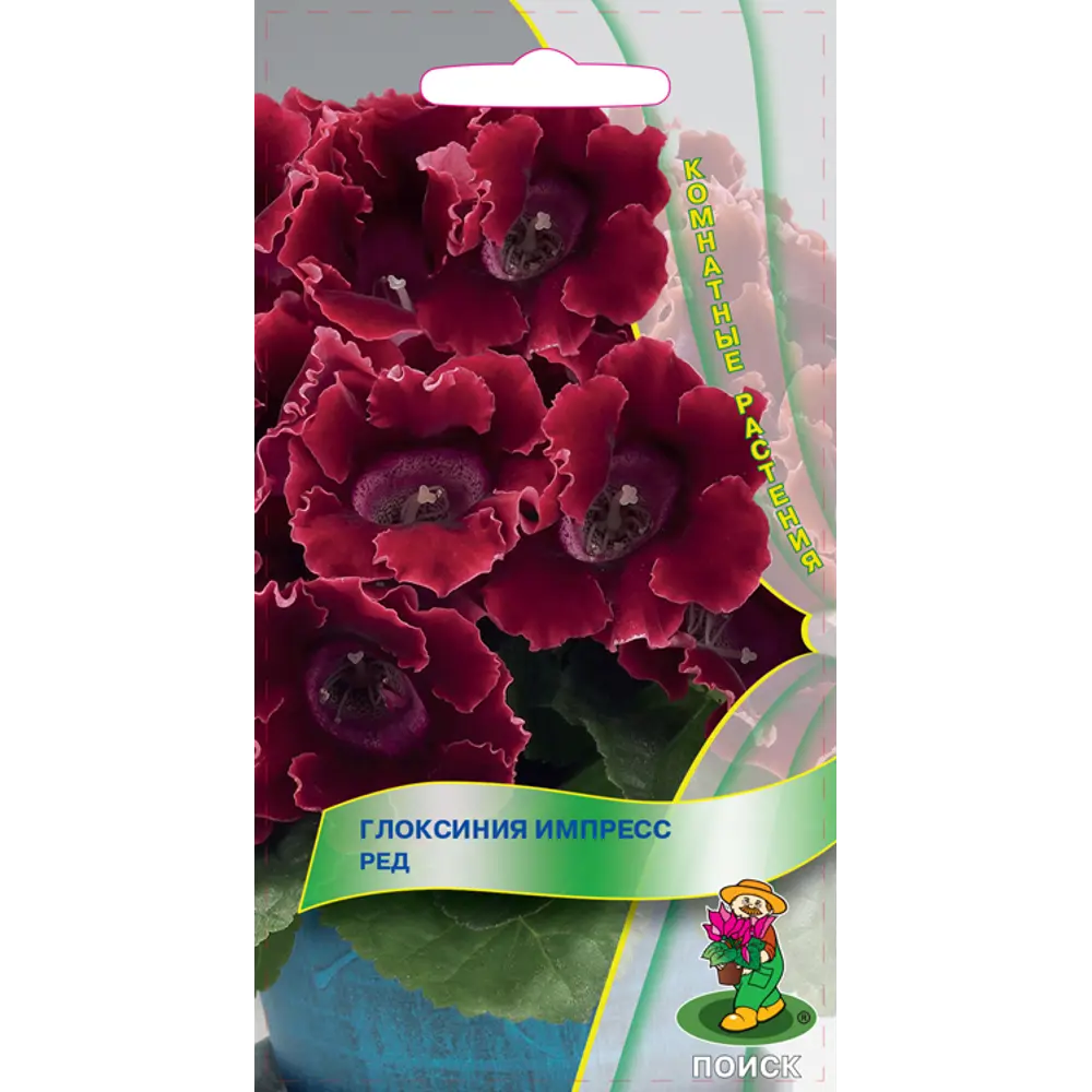 Глоксиния комнатная «Импресс Ред», 6 г 82102296 STLM-2101846 ПОИСК 