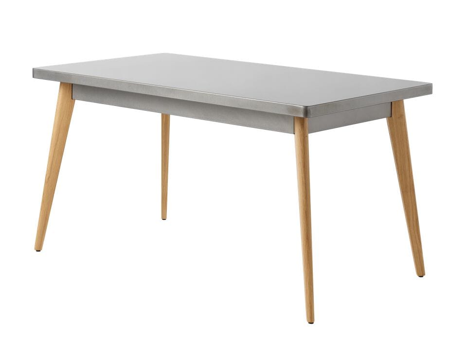 Прямоугольный обеденный стол из стали и дерева Tolix T55 / 56 ARCH-00061013