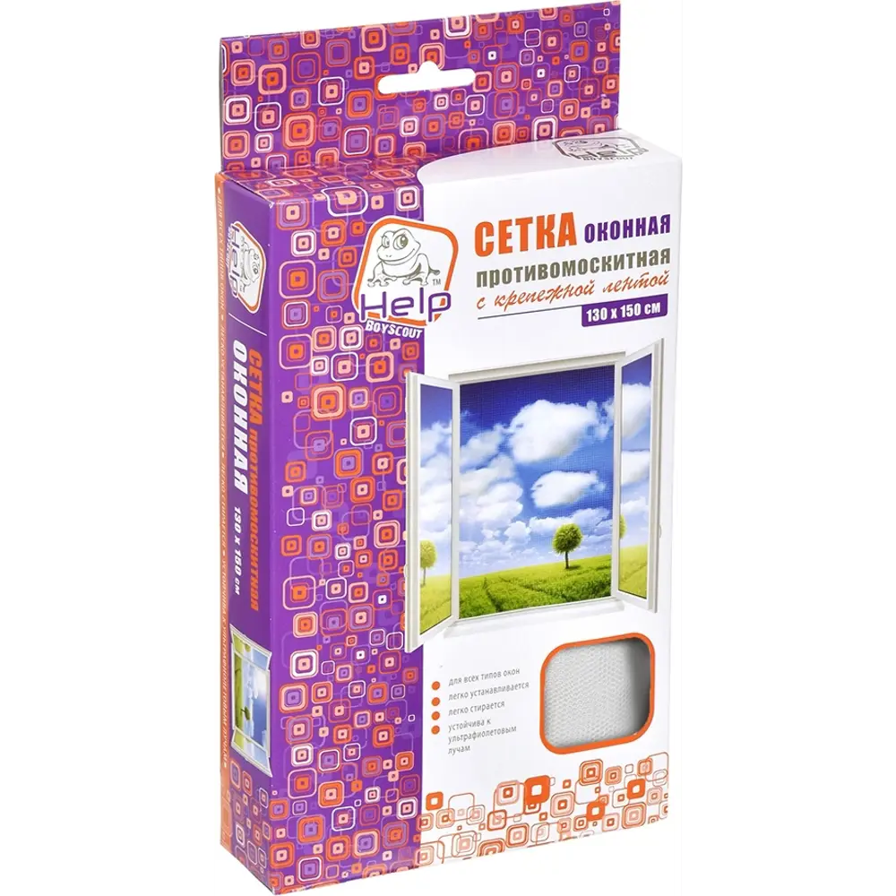 Москитная сетка 130x150 см, цвет белый Santreyd STLM-2195501 - Вид №1