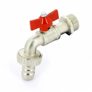 Кран шаровой Н-штуцер садовый GAR бабочка ITAP 3/4"