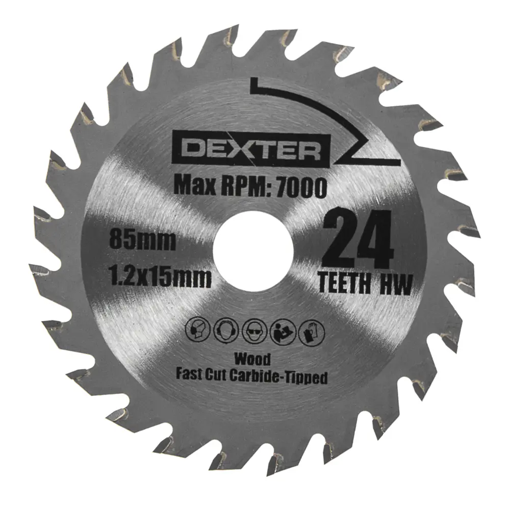 Диск пильный универсальный Dexter Power RW9231 85х15 мм, 24 Т STLM-2049475