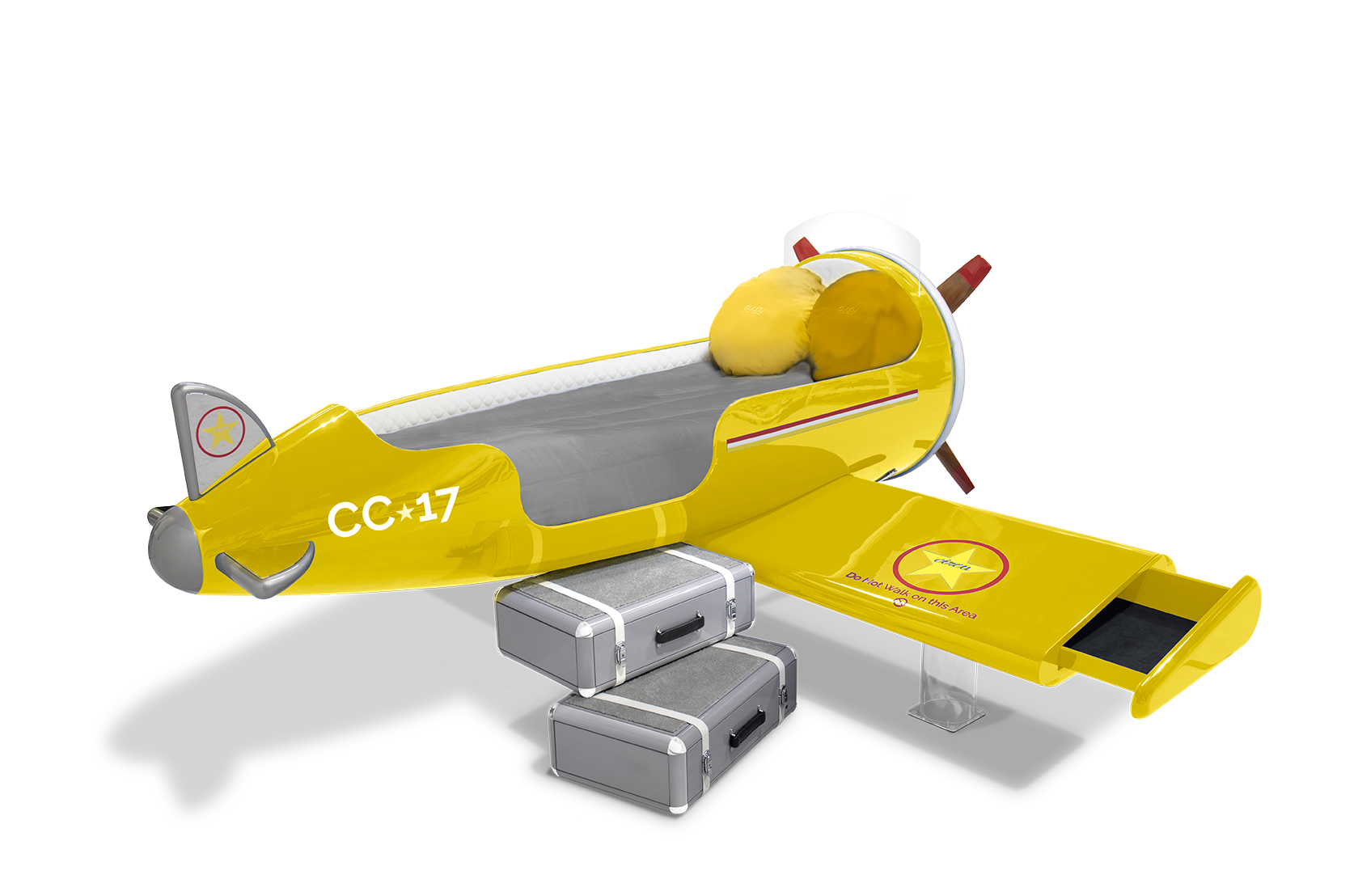 CIST25 Детская кровать самолет Sky One Circu  - Вид №4