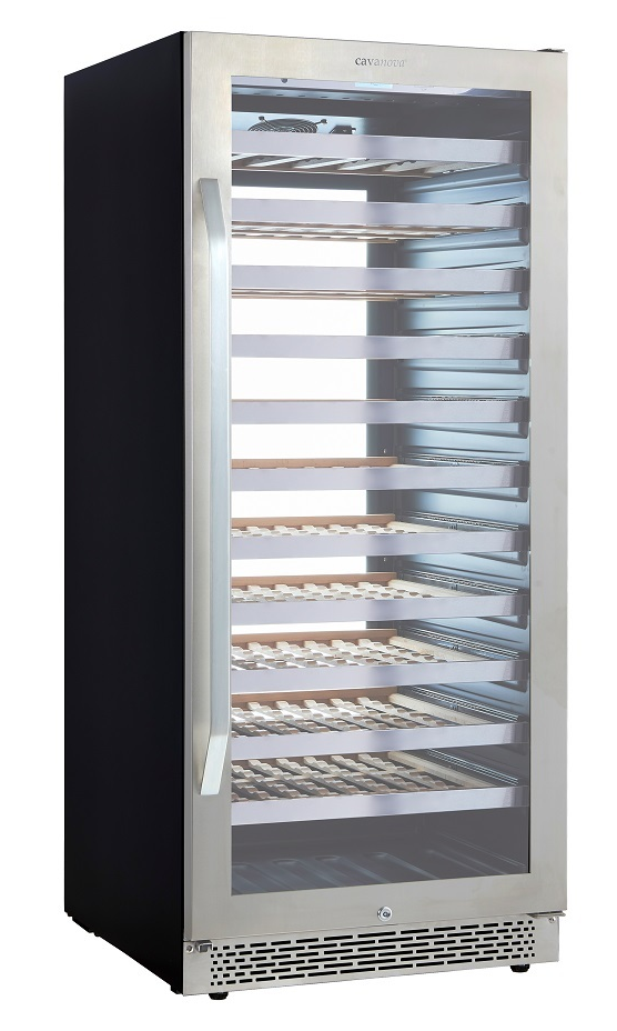 9189164 Винный шкаф Cavanova CV135-1TL серебристый STDN-0040358 - Вид №26