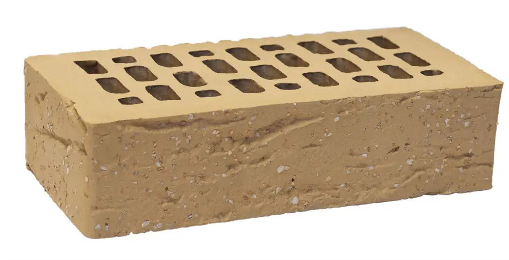 Облицовочный кирпич ГКЗ Голицыно бежевый M175 для фасадов 85167449