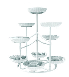 13912 СИТИ Пирамида 4 яруса, городская цветочница с термочашами LAB.Space