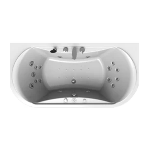 Гидромассаж "Спортивный Chrome" на ванну Титан-лонг (двигатель 1500 Вт, система "Turbo-pool", миниджет Релакс - 8 шт., джет Релакс - 5 шт., джет Магнус, Линц - 4 шт.)