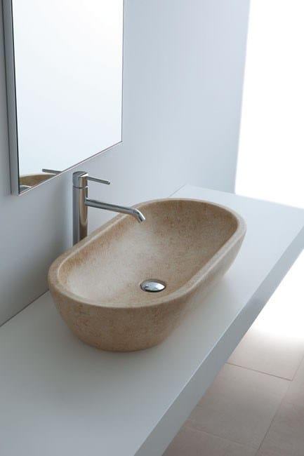 Овальная столешница из травертина Galassia MATERIA ARCH-00031759 - Вид №1