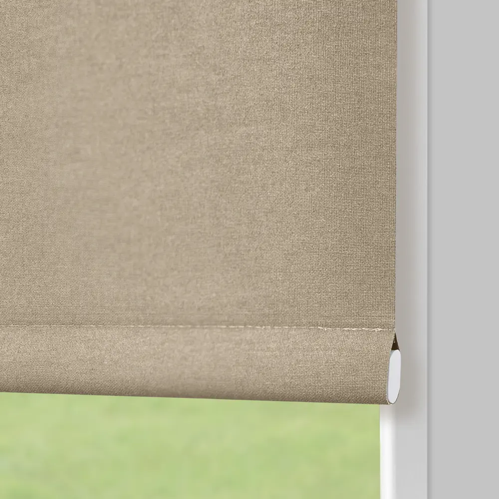 Штора рулонная блэкаут KREAFORTA Karelia 160x175 см бежевая STLM-2120495 - Вид №5