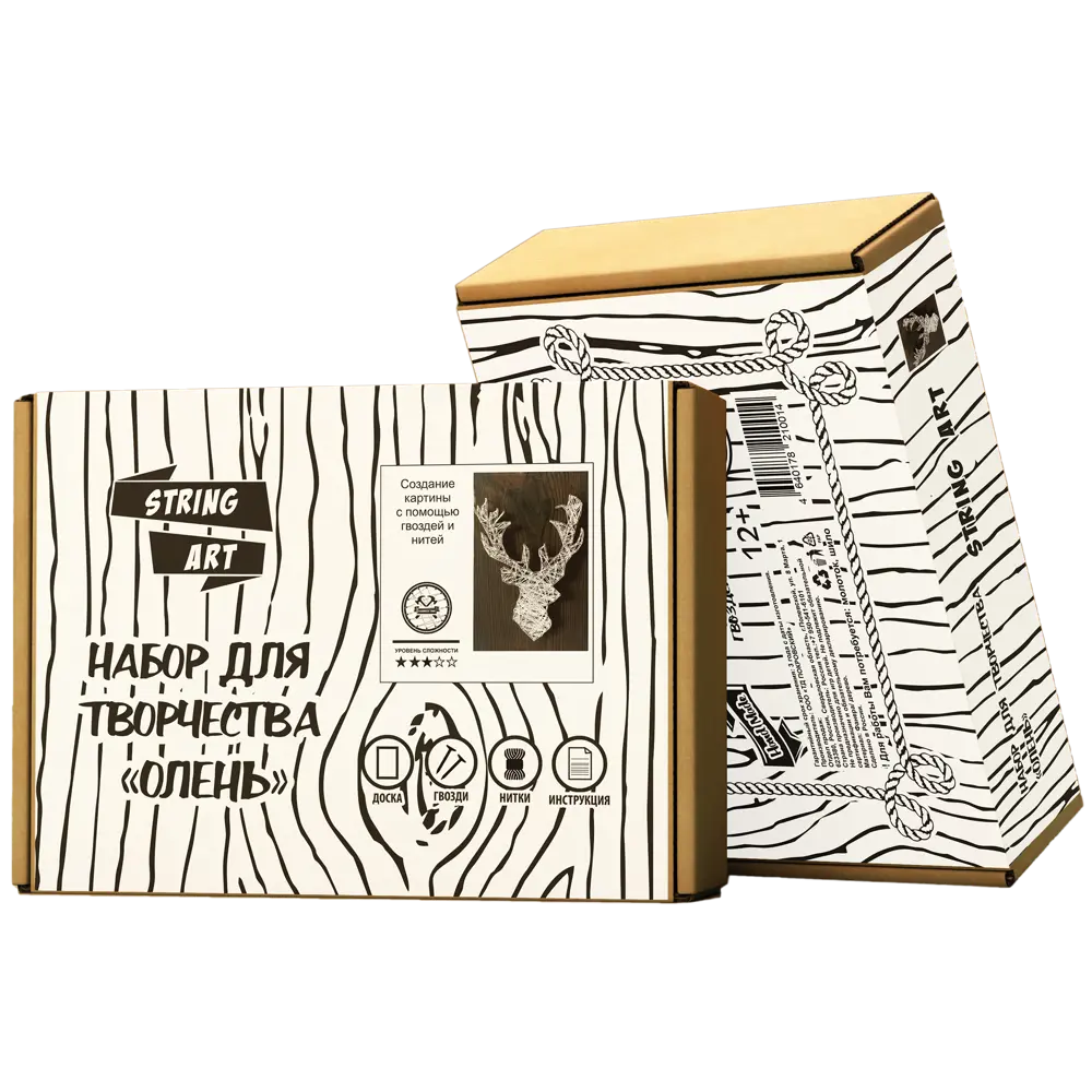 Картина Стринг Арт нить Олень Santreyd STLM-2083082 - Вид №1