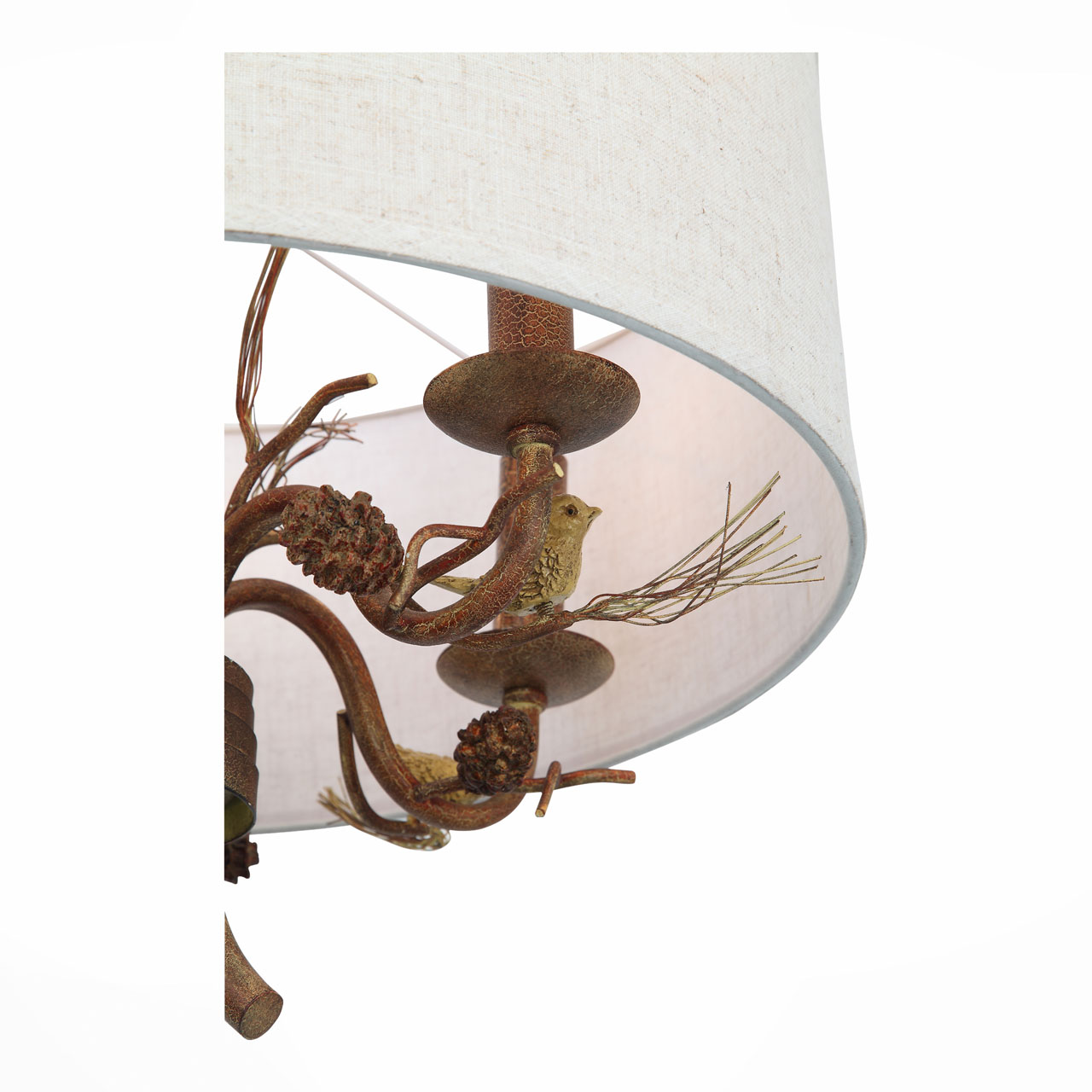 Подвесная люстра ST Luce Uccellino SL167.703.05 ST LUCE ДИЗАЙНЕРСКИЕ, UCCELLINO 108361 Бежевый  - Вид №1