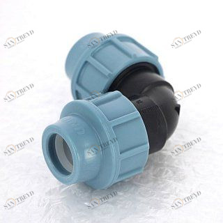 Угол 50 обжим для труб ПНД UNIDELTA 1006050000