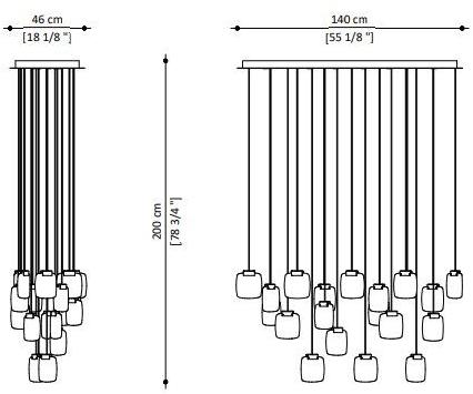 Paolo Castelli Подвесной светильник ручной работы из муранского стекла sun-id-1370882 - Вид №10