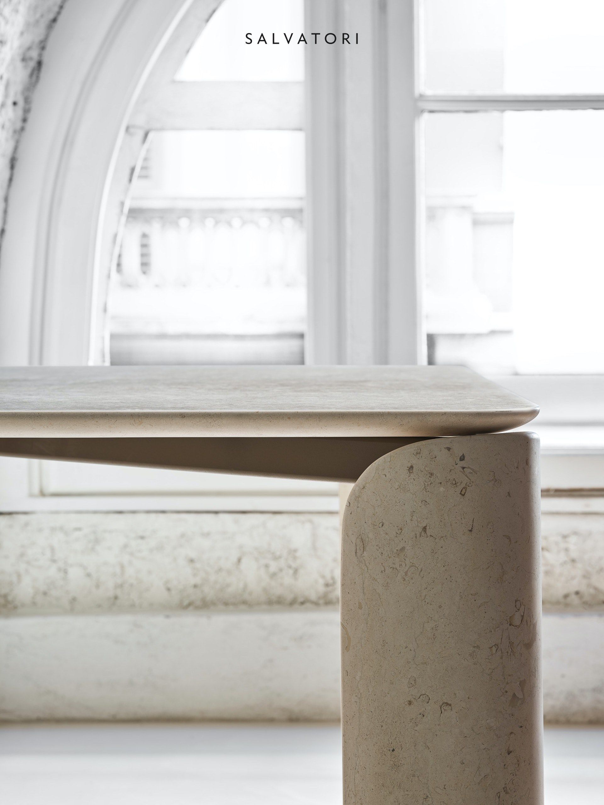 Квадратный мраморный стол Salvatori Taula ARCH-00125530 - Вид №3