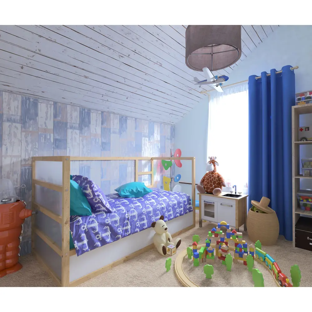 Обои флизелиновые Rasch Metal Spirit синие 0.53 м 587128 STLM-2182715 - Вид №5