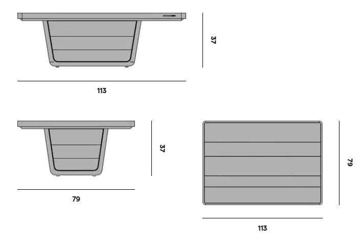 Прямоугольный садовый стол из тикового дерева MANUTTI Cobi ARCH-00087972 - Вид №5