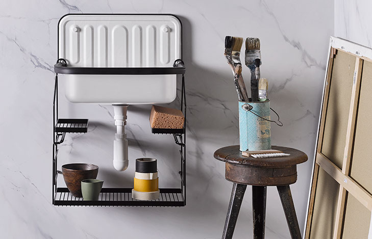 1200000000 Подвесная раковина настенная прямоугольная ALAPE  белая  - Вид №4