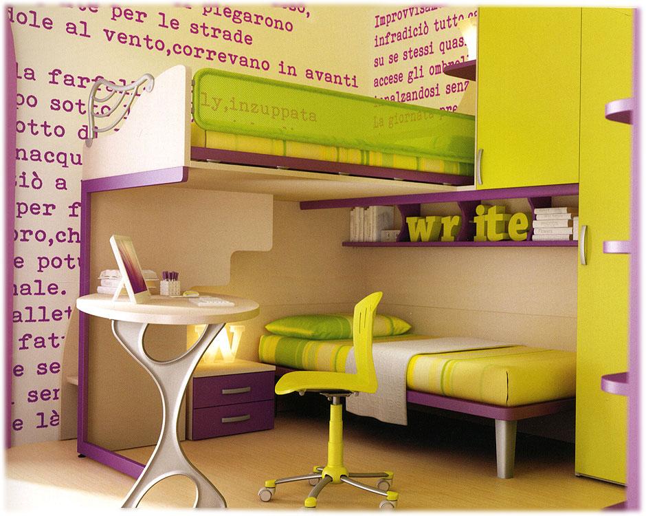 Детская из модулей  MORETTI  COMPACT CS61  - Вид №1