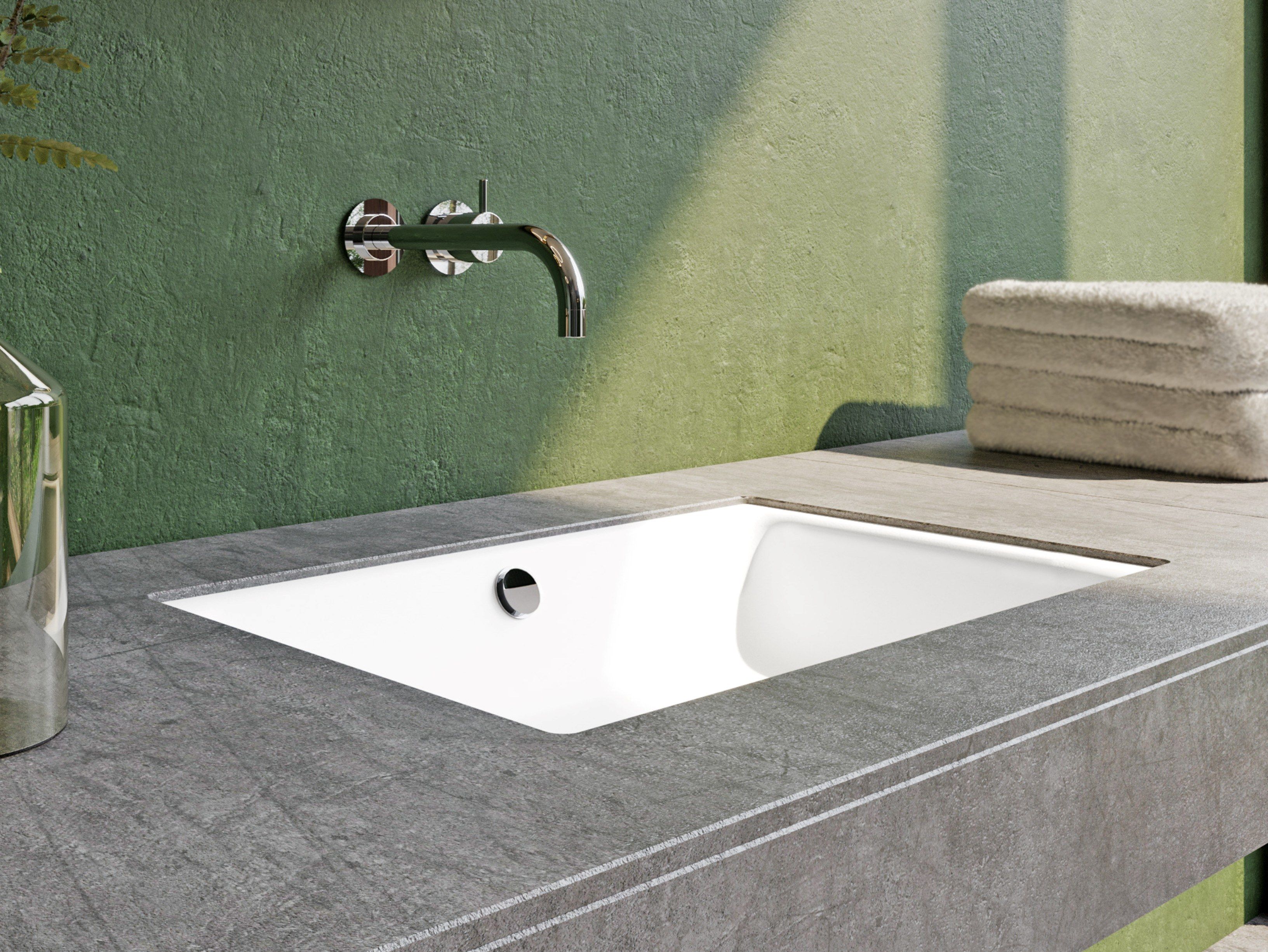 Встраиваемый умывальник из эмалированной стали KALDEWEI чистый ARCH-00137489