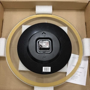 Часы настенные Stenova Home Сицилия круглые стекло цвет черный бесшумные ø40 см