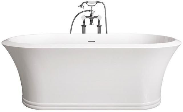 Devon&Devon Отдельностоящая овальная ванна белого цвета tec plus Kalos sun-id-1366708 - Вид №2