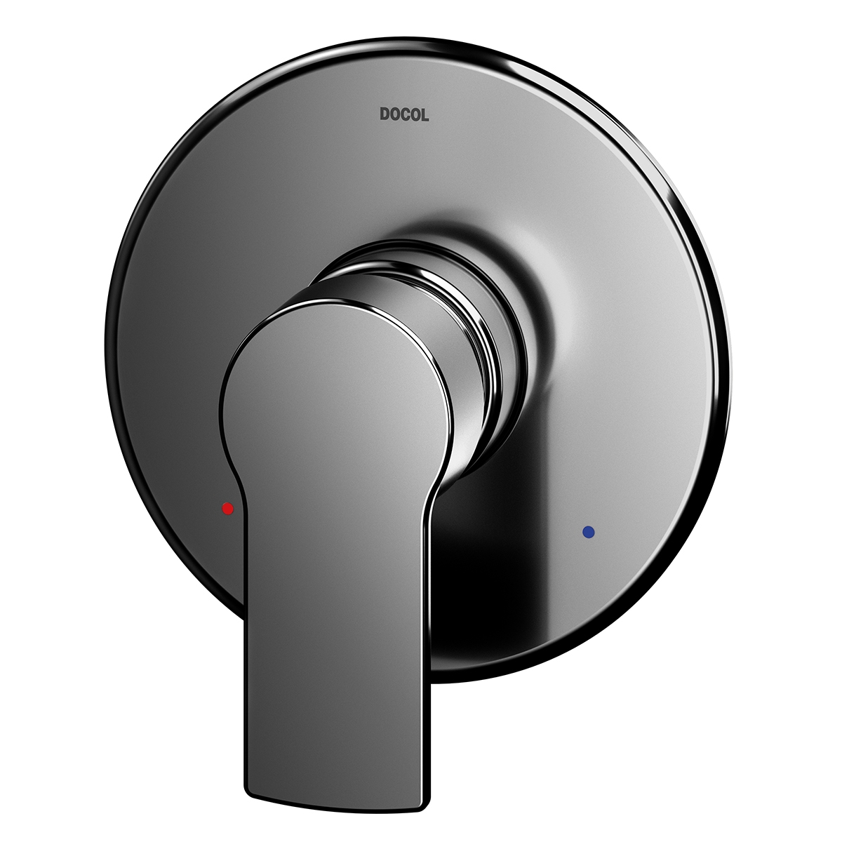 00848348 Отделка одного рычага для душа и гигиенического душа 1/2" полированный графит Docol ARGON 