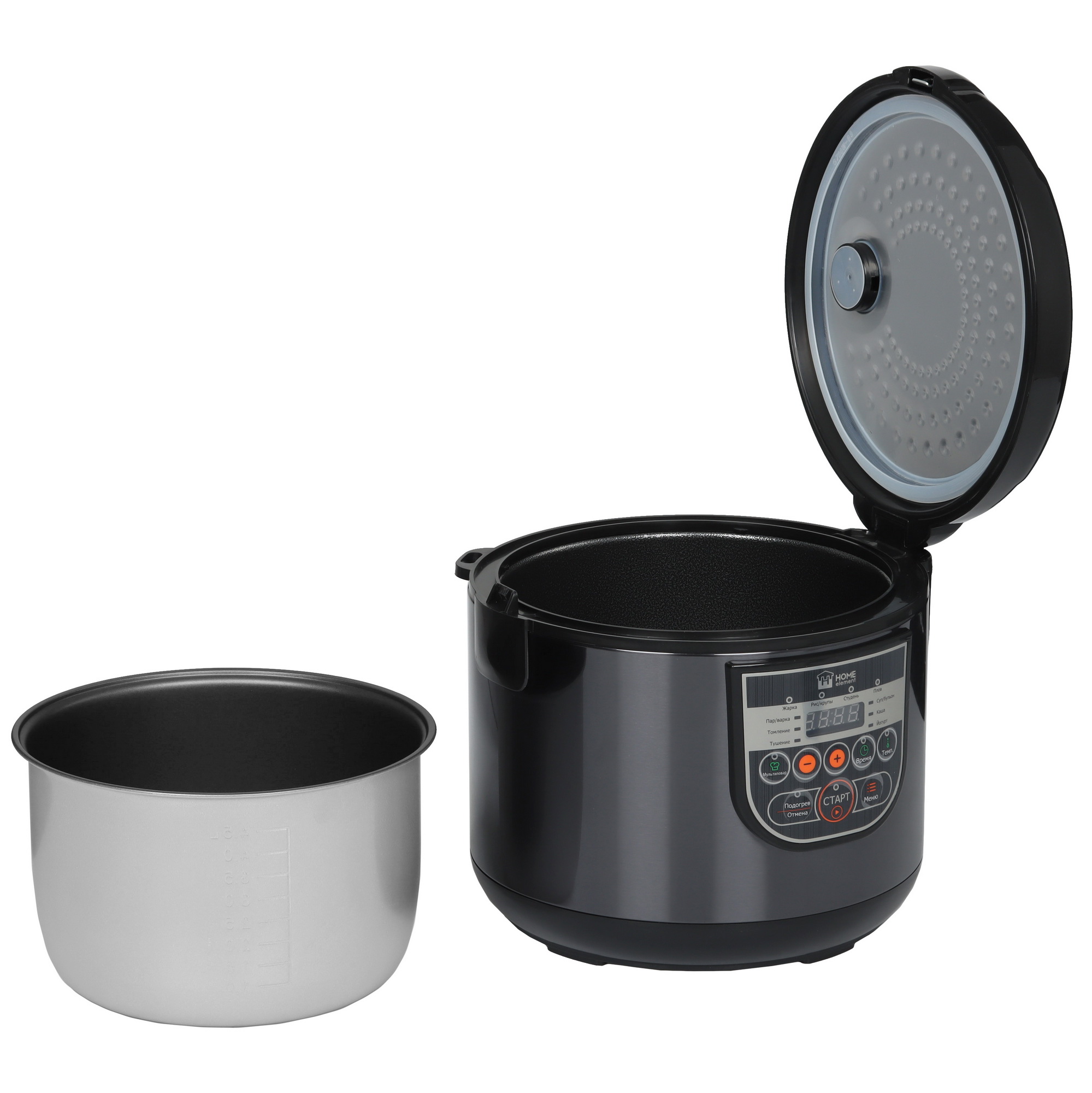 9091496 Мультиварка HOME ELEMENT HE-MC660 черный STDN-0040507 - Вид №5