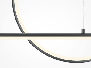 Алюминиевый светодиодный подвесной светильник с регулируемой яркостью