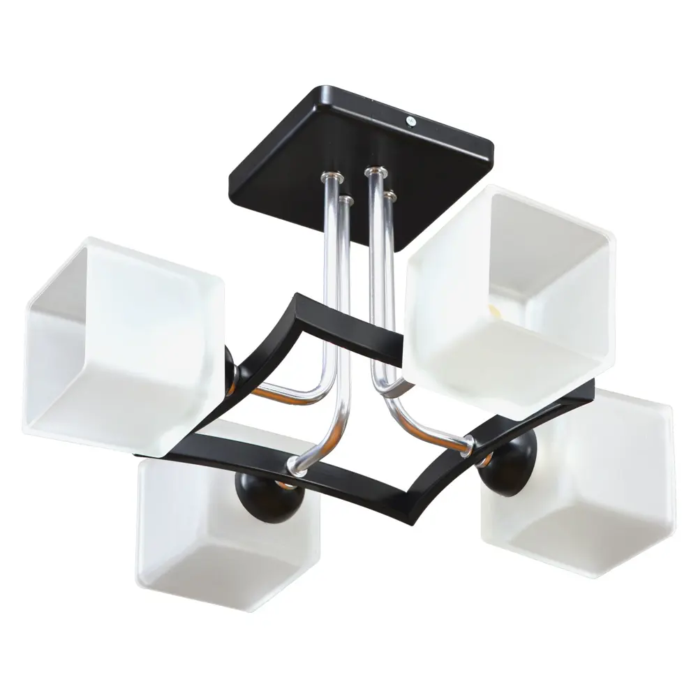 Люстра потолочная Светус Амарант черная 81-4x60-654 STLM-2195748