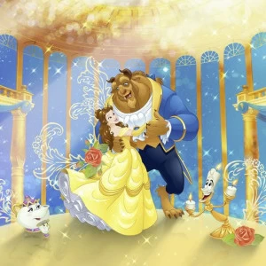 8-4022-Beauty-And-The-Beast Фотообои Komar Disney 3.68х2.54 м