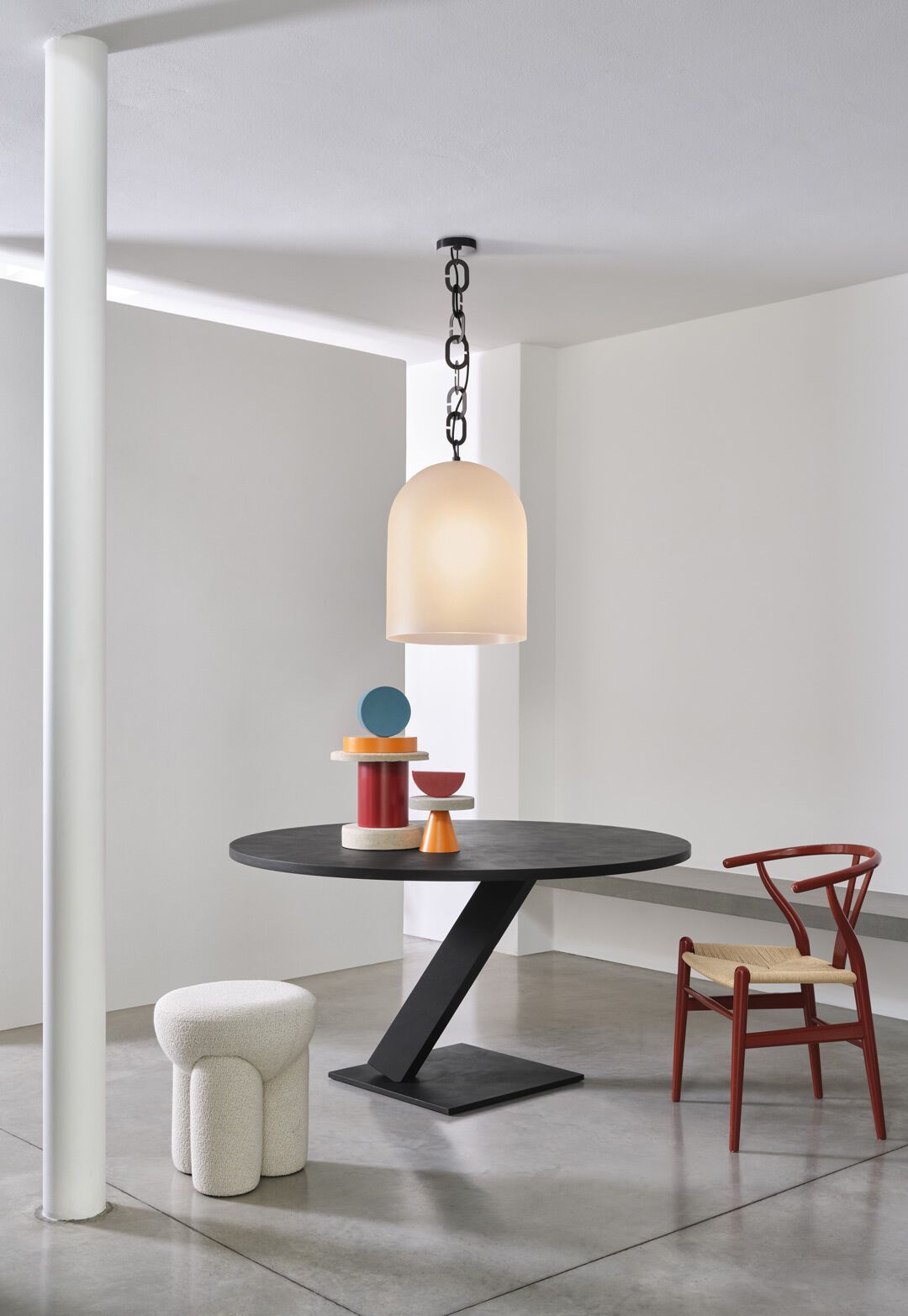 Круглый пуф из ткани Secolo DOUGLAS ARCH-00025007 - Вид №2