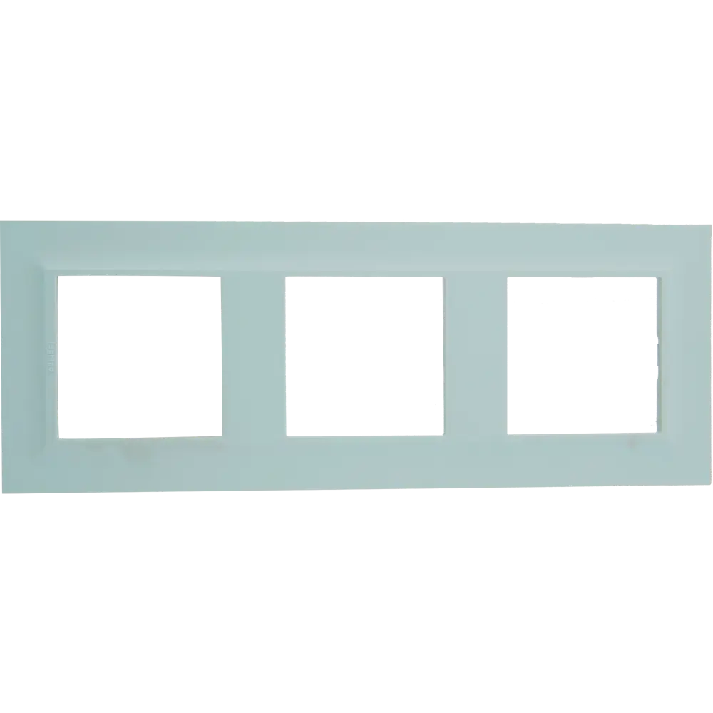 Рамка Legrand Structura для розеток и выключателей, 3 поста, голубой 82064637 STLM-0018626