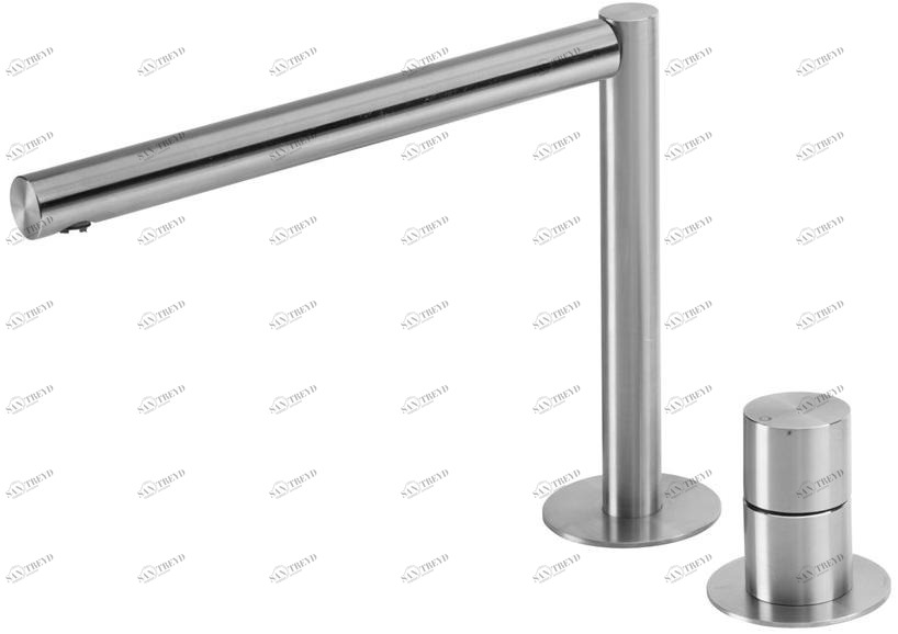 Water Evolution Смеситель для раковины на 2 отверстия из нержавеющей стали Lapa sun-id-1483286