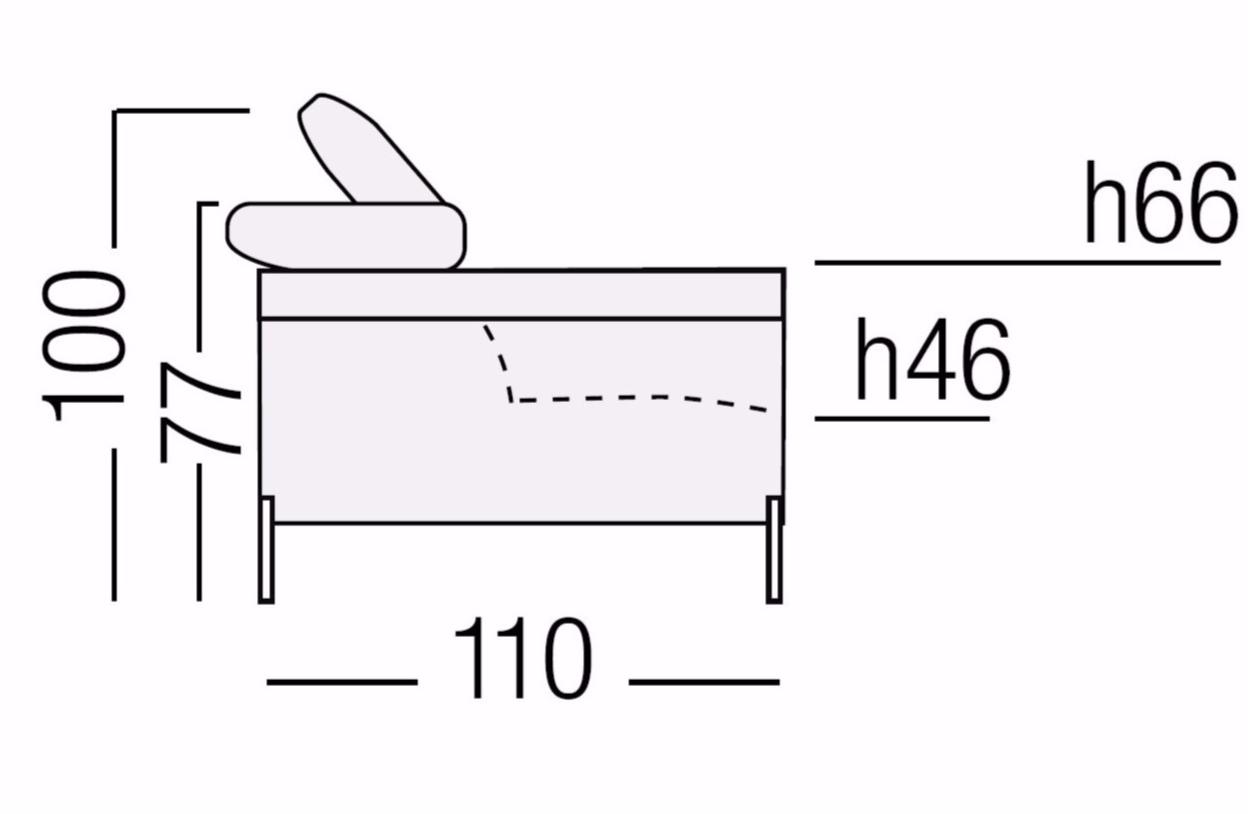 Egoitaliano Кожаная кушетка Sueli sun-id-1438857 - Вид №4