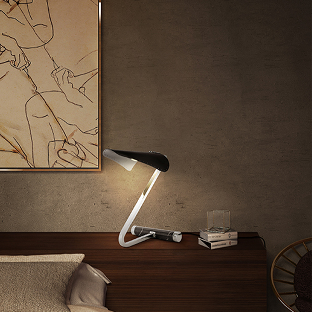 Настольные лампы Kirk Table Lamp Covethouse DELIGHTFULL  - Вид №1