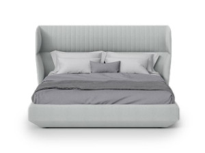 Двуспальная кровать с мягким контейнером