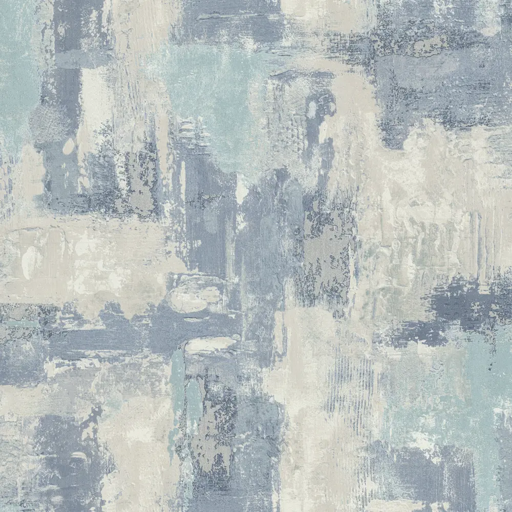 Обои флизелиновые Diamond Wall голубые 1.06 м DI5057-03 STLM-2096360 - Вид №1