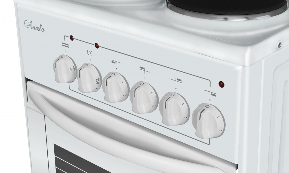 1174028 Электрическая плита Лысьва ЭП 411 белый STDN-0012869 - Вид №5