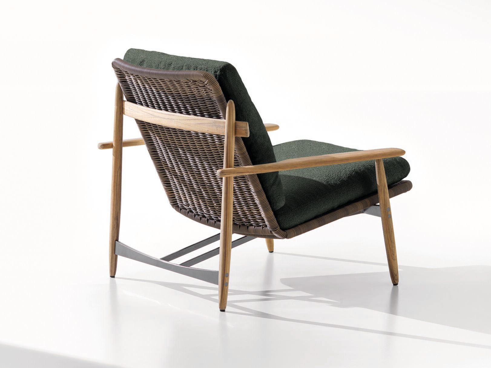 Ткань открытый стул с подлокотниками Minotti Trio Outdoor ARCH-00145280 - Вид №4