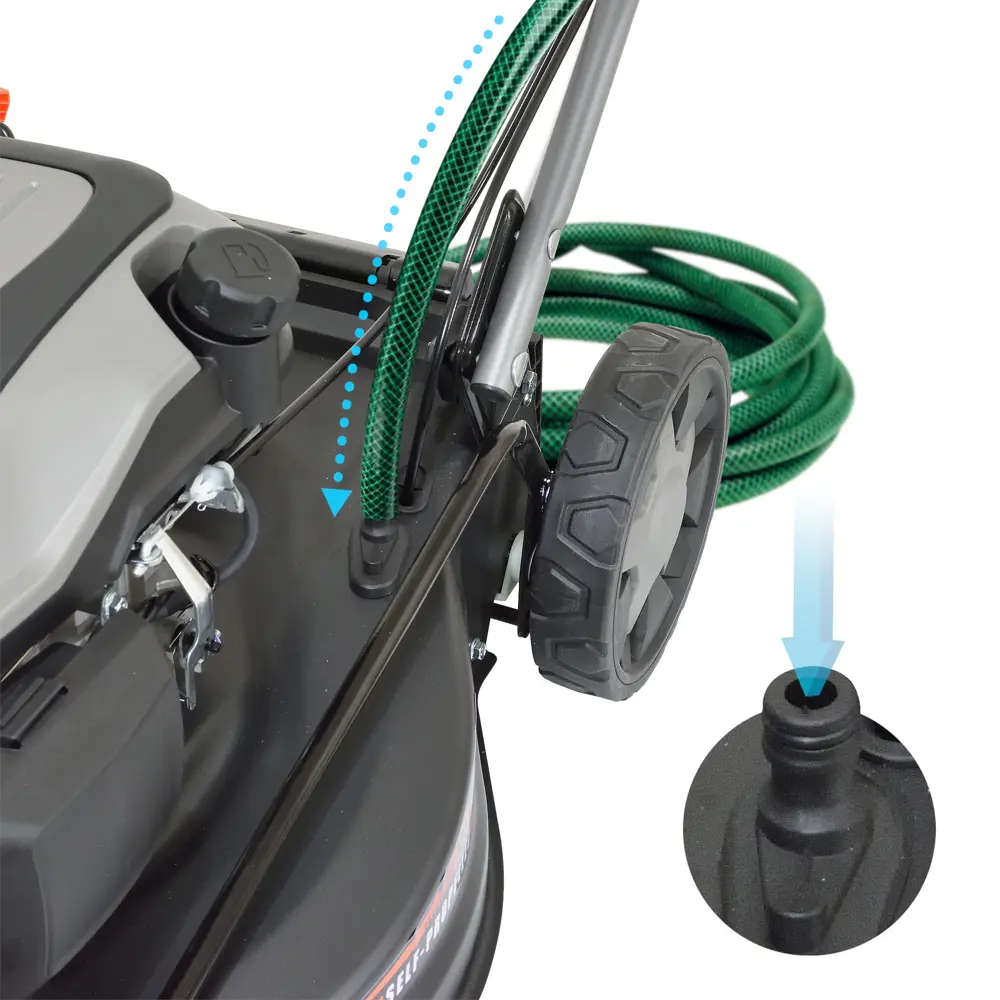 Бензиновая самоходная газонокосилка Carver Hobby 3.9 л.с. с мульчированием 89419390 STLM-1574758 - Вид №11