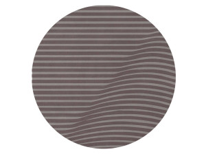 Круглый шерстяной ковер ручной работы