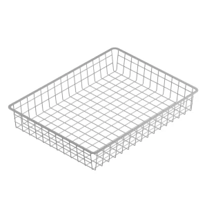 Корзина проволочная для системы Larvij 55.5x41x8.5 см цвет алюминий 89370193 STLM-2126751
