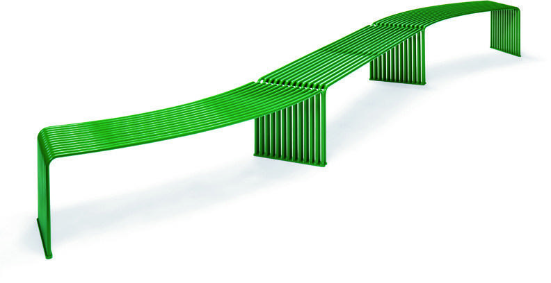 Urbantime Скамья из вторсырья без спинки Zeroquindici.015 sun-id-1434601 - Вид №2