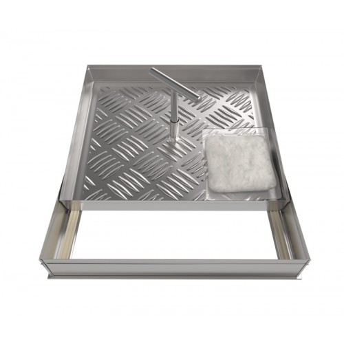 Напольный люк под плитку, съемный 450Х450 ВОЗРОЖДЕНИЕ sun-id-1025302 - Вид №3